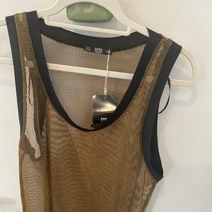 Mesh Gold Top FOR BLACK LIVES MATTER!